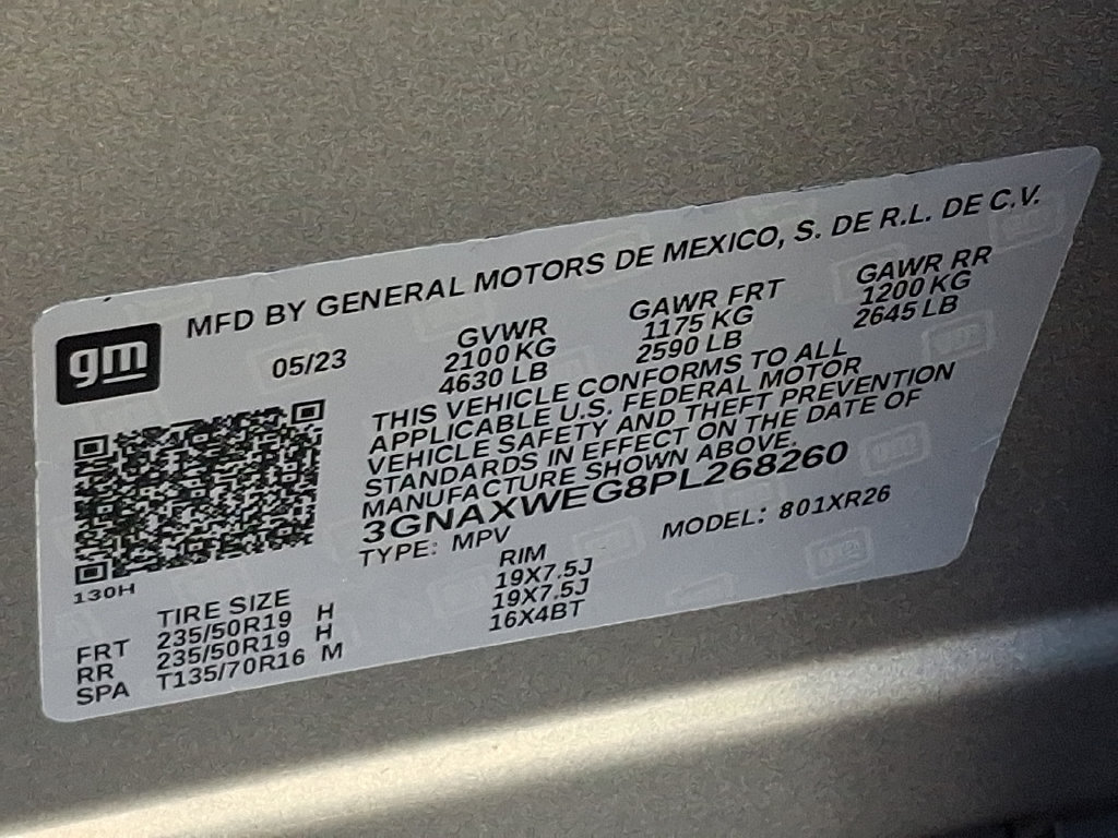 Certified 2023 Chevrolet Equinox RS AWD/4WD image 26