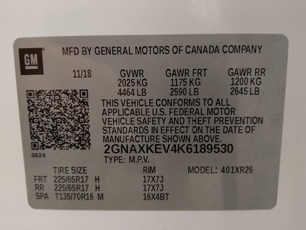 Used 2019 Chevrolet Equinox LT FWD image 33