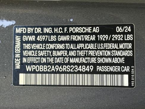 Certified 2024 Porsche 911 Targa 4S image 26