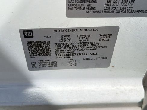 Used 2024 GMC Sierra 2500 SLE w/ SLE Value Package; image 21