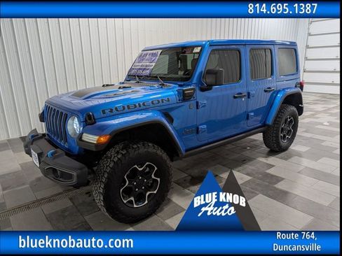 Used 2023 Jeep Wrangler Unlimited Rubicon 4xe w/ Cold Weather Group image 1