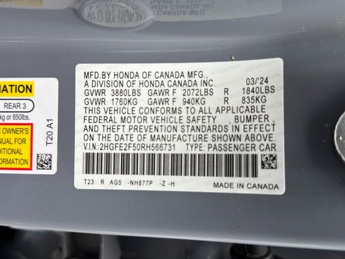 Used 2024 Honda Civic Sport image 38