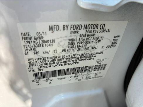 Used 2011 Ford Edge SEL w/ 202A Rapid Spec Order Code FWD image 28
