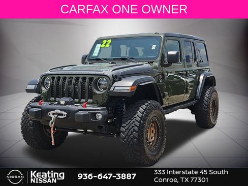 Used 2022 Jeep Wrangler Unlimited Rubicon w/ Steel Bumper Group AWD/4WD image 4