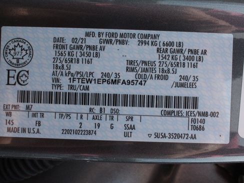 Used 2021 Ford F150 XLT w/ Equipment Group 302A High AWD/4WD image 34