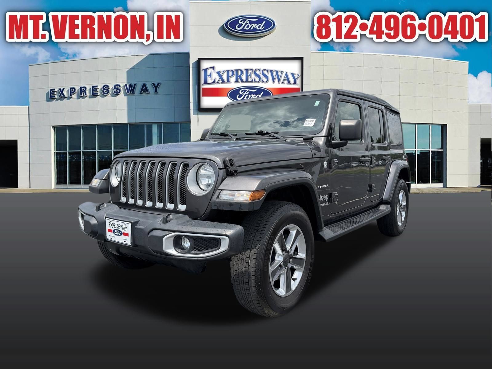 Used 2021 Jeep Wrangler Unlimited Sahara AWD/4WD image 2