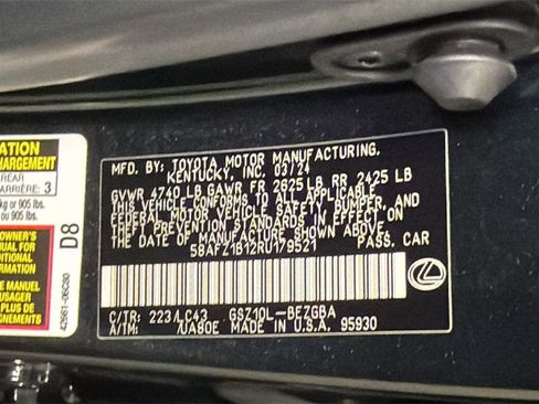 Certified 2024 Lexus ES 350 Ultra Luxury image 34