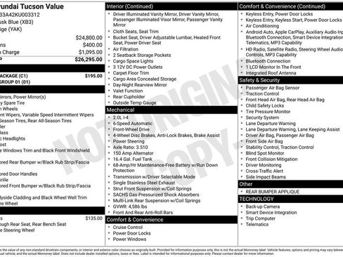 Used 2019 Hyundai Tucson Value w/ Cargo Package image 6