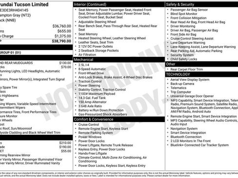 Certified 2024 Hyundai Tucson Limited FWD image 24