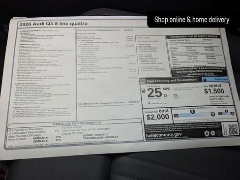 New 2026 Audi Q3 quattro 2.0T image 18