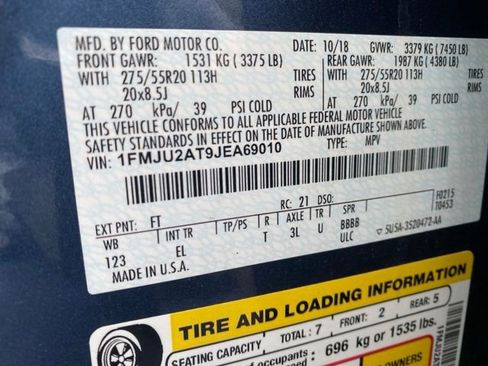 Used 2018 Ford Expedition Limited AWD/4WD image 6