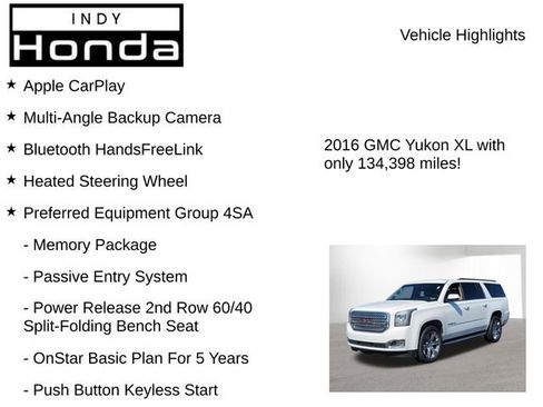 Used 2016 GMC Yukon XL SLT w/ Open Road Package image 8