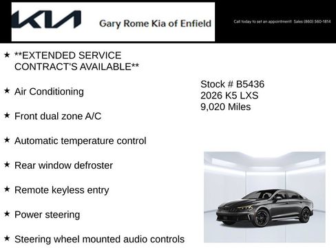 Certified 2026 Kia K5 LXS FWD image 4