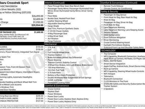 Used 2021 Subaru Crosstrek 2.5i Sport w/ Moonroof Package image 5