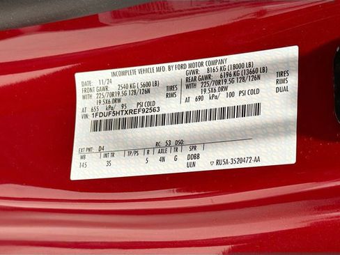 Used 2024 Ford F550 4x4 Regular Cab Super Duty w/ XLT Value Package image 22