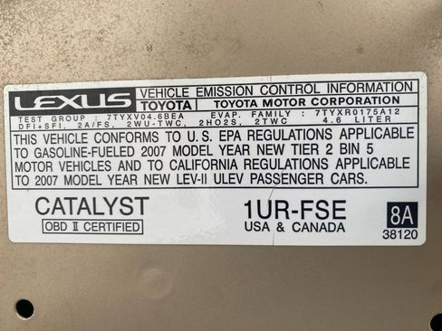 Used 2007 Lexus LS 460 L RWD image 43