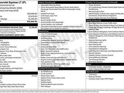 Certified 2023 Chevrolet Equinox LT w/ Driver Convenience Package image 29