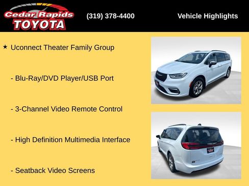 Used 2023 Chrysler Pacifica Limited w/ Uconnect Theater Family Group AWD/4WD image 33