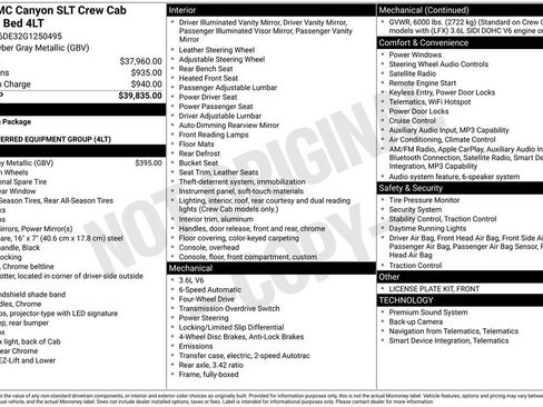 Used 2016 GMC Canyon SLT AWD/4WD image 36