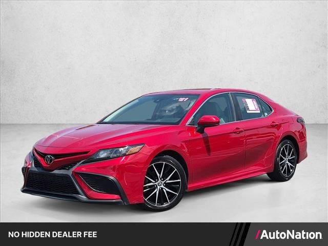 Used 2021 Toyota Camry SE FWD image 1