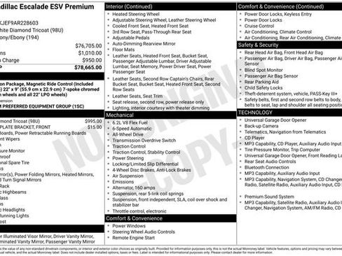 Used 2010 Cadillac Escalade ESV Premium AWD/4WD image 43