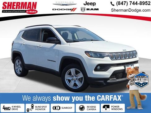 Used 2022 Jeep Compass Latitude w/ Sun and Sound Group AWD/4WD image 1