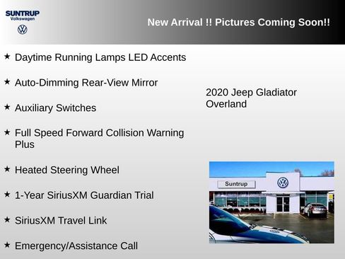 Used 2020 Jeep Gladiator Overland AWD/4WD image 6