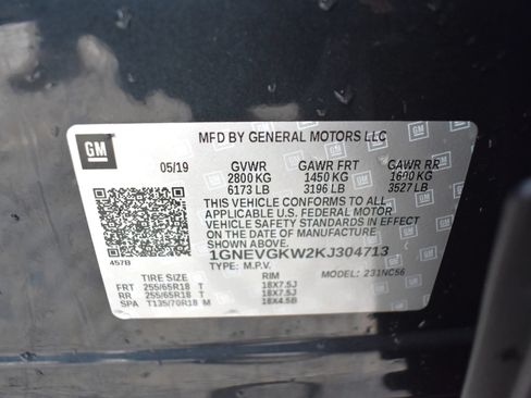 Used 2019 Chevrolet Traverse LT w/ LPO, Floor Liner Package AWD/4WD image 41