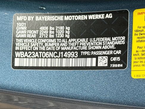 Used 2022 BMW 430i Convertible w/ M Sport Package image 43