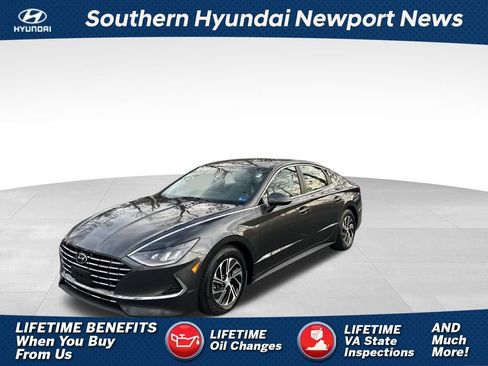 Used 2022 Hyundai Sonata Blue image 1