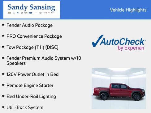 Used 2025 Nissan Frontier Pro-X w/ Pro Convenience Package RWD image 7