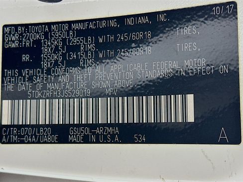 Used 2018 Toyota Highlander XLE FWD image 12