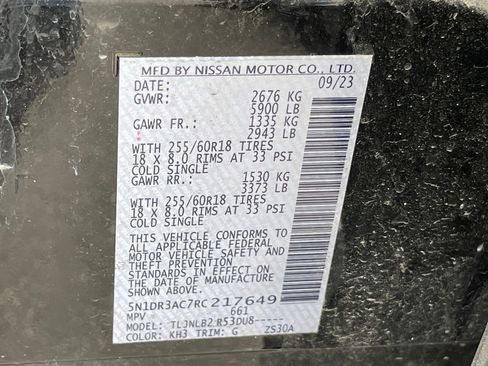 Used 2024 Nissan Pathfinder S image 34