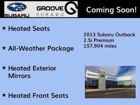 Used 2013 Subaru Outback 2.5i Premium w/ All-Weather Pkg AWD/4WD image 2
