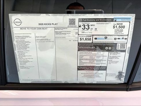 New 2025 Nissan Kicks Play S image 36