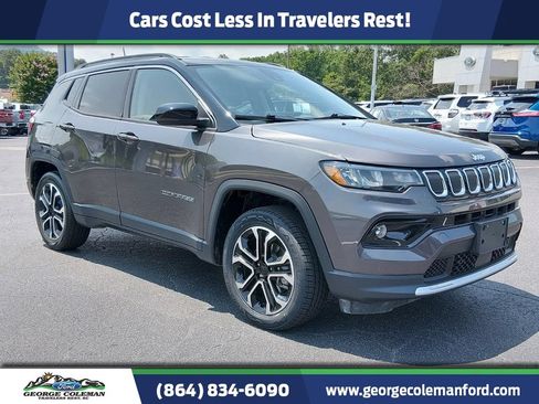 Used 2022 Jeep Compass Limited AWD/4WD image 1