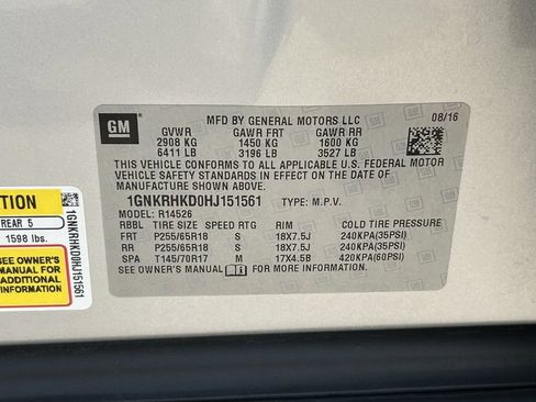 Used 2017 Chevrolet Traverse LT FWD image 34