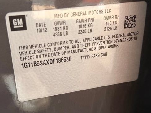 Used 2013 Chevrolet Malibu LS w/ Protection Package FWD image 10