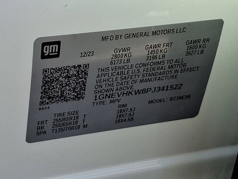 Used 2023 Chevrolet Traverse LT w/ LPO, Floor Liner Package AWD/4WD image 29