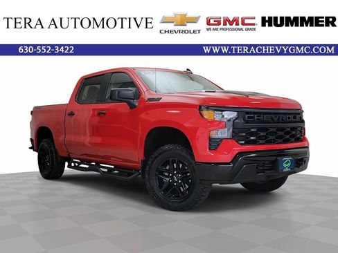Certified 2024 Chevrolet Silverado 1500 Custom Trail Boss w/ Dark Appearance Package AWD/4WD image 1