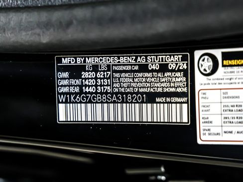 Certified 2025 Mercedes-Benz S 580 4MATIC Sedan image 27