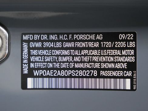 Used 2023 Porsche 718 Cayman GT4 RS RWD image 58