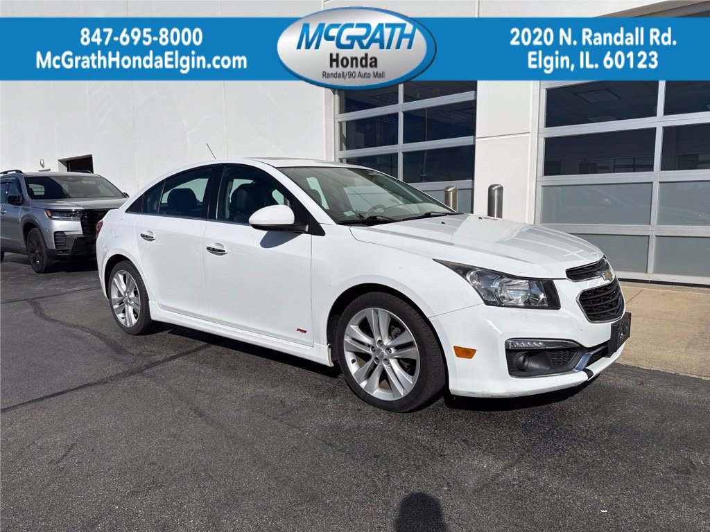 Used 2015 Chevrolet Cruze LTZ w/ Sun, Sound and Sport Package FWD image 1