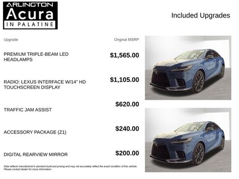 Used 2023 Lexus RX 350 F Sport w/ Accessory Package (Z1) image 4