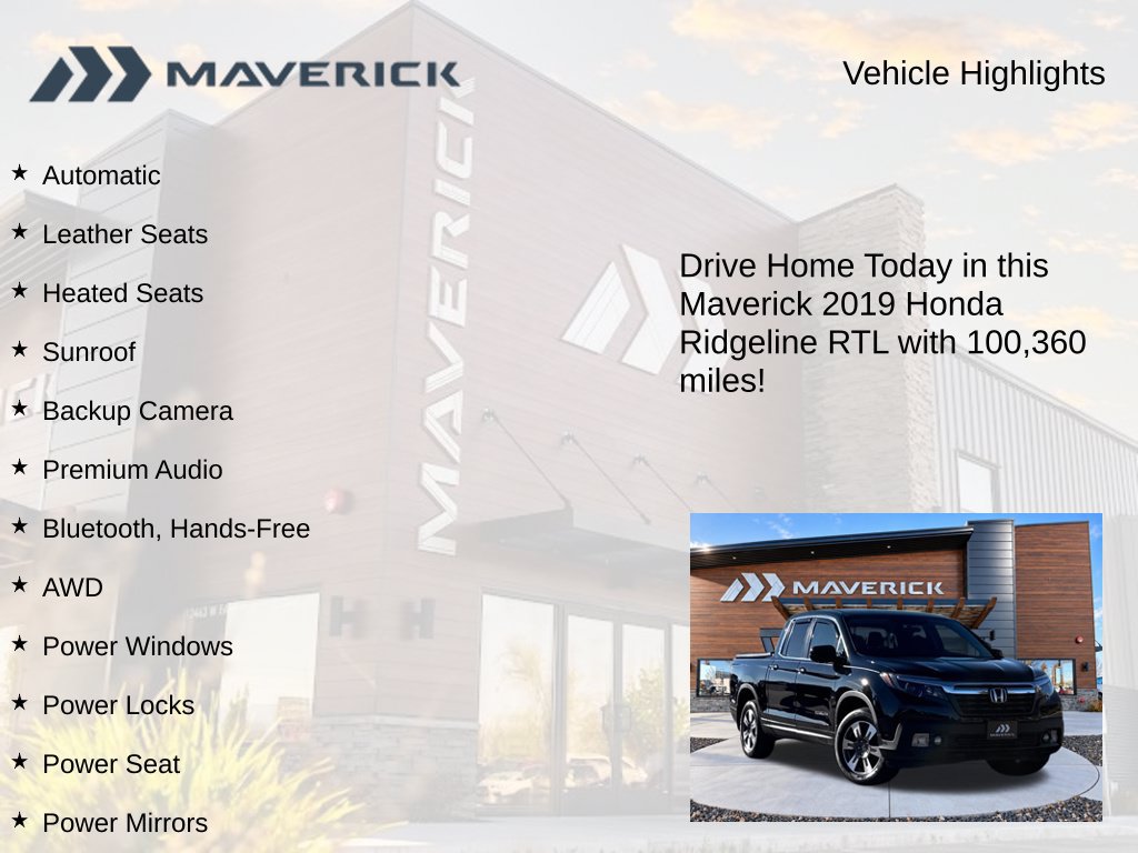 Used 2019 Honda Ridgeline RTL image 5