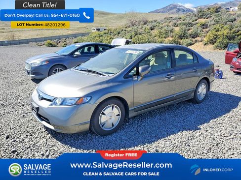 Used 2007 Honda Civic Hybrid Sedan image 1