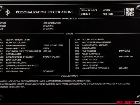 Used 2020 Ferrari 488 Pista Coupe image 12