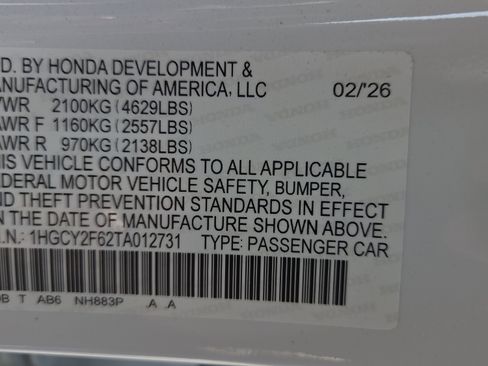 New 2026 Honda Accord EX-L image 26