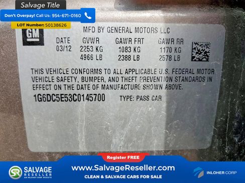 Used 2012 Cadillac CTS AWD Sedan image 16