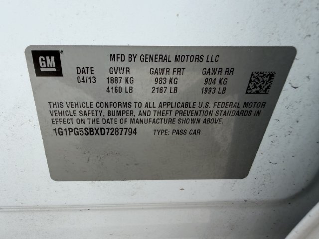 Used 2013 Chevrolet Cruze LTZ w/ RS Package FWD image 28